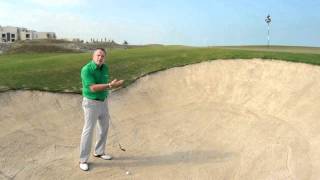 Golf Tips The greenside bunker splash shot [upl. by Haseena]