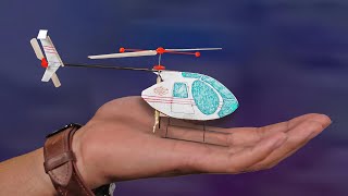 Making a Rubberband Powered Helicopter working tail rotor [upl. by Nura]