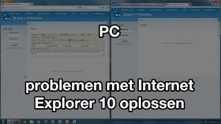 Problemen met Internet Explorer 10 oplossen VideoBytes  PC [upl. by Yelsnit]