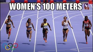 ShellyAnn FraserPryce amp ShaCarri Richardson THROW DOWN In Womens 100 Meters  2024 Olympics [upl. by Sweyn]