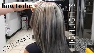 how to do CHUNKY HIGHLIGHTS [upl. by Padgett321]