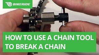 How to Use a Chain Tool to Break a Chain [upl. by Varin]