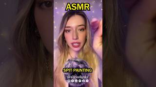 SPIT PAINTING ASMR 🩷 asmr relax relaxing satisfying [upl. by Notnel]