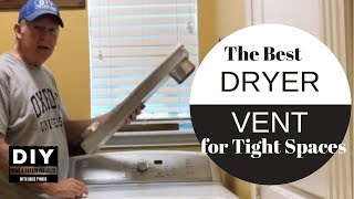 How To Replace A Dryer Vent Easy StepByStep Guide For Tight Spaces [upl. by Anaderol627]