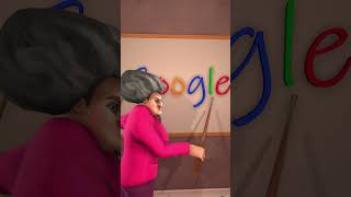 Scary Teacher 3D Learn how to pronounce Google with Miss T [upl. by Glanville]