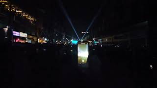 Nepali New Year 2081 Electrifying Midnight Street Party in Kathmandu [upl. by Ekle]