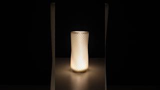 3D printed LED Lamp [upl. by Ahsiuqat]