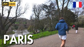 Sounds of Paris 🇫🇷 Parc des ButtesChaumont 4K HDR [upl. by Nohsal]