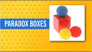 Paradox Boxes Magic Trick Gozinta Sponge Ball [upl. by Eteragram]