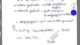 Theorie thema 1  Snelheidsvector [upl. by Dabbs]