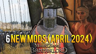 Mount amp Blade 2 Bannerlord  6 new MODS you should check out April 2024 [upl. by Raffin811]