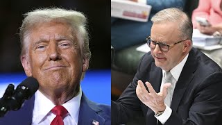 Anthony Albanese speaks with Presidentelect Donald Trump [upl. by Yenttihw305]