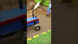 Diy Diorama mini Tractor with tanker transporting water shorts automobile diydiorama tractor [upl. by Fiann]