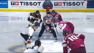 WJC U20 2024 Germany vs Latvia highlights  Dec 30th 2023 [upl. by Knah962]