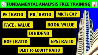 Fundamental Analysis Complete Course  Stocks की Fundamental Analysis कैसे करें [upl. by Roswald254]