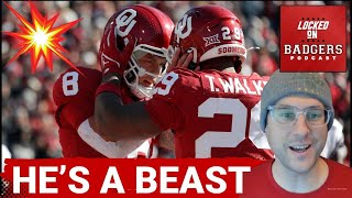 Former Oklahoma RB Tawee Walker commits to the Wisconsin Badgers and Luke Fickell [upl. by Nevada428]