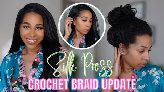 WHAT ITS REALLY LIKE WEARING STRAIGHT CROCHET BRAIDS😱  FREETRESS YAKY BOUNCE  FINAL THOUGHTS [upl. by Arreip]