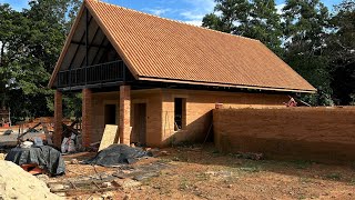 Rammed Earth house Thailand construction [upl. by Ellezig]