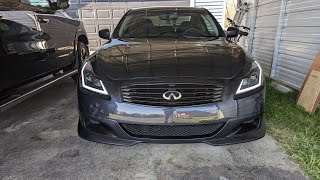 2008 G37S Coupe  SpecD sequential headlights black [upl. by Eitsirc200]