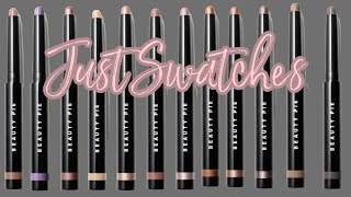 BEAUTY PIE Wondercolour Longwear Cream Eyeshadow Sticks Just Swatches [upl. by Yrrah]