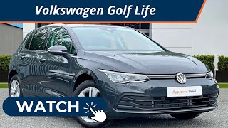 Approved Used Volkswagen Golf Life 10 TSI Manual Urano Grey  Wrexham Volkswagen [upl. by Ahsenav]