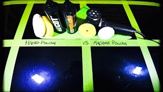 Hand Car Polishing vs Machine Paint Polishing [upl. by Xymenes130]