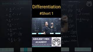 Basic Derivative Formula  Differentiation Short 1 abhijeetmenacademy shorts [upl. by Alial]