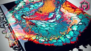 NEVER SEEN BEFORE ART  Fluid Art and Acrylic Pouring for Therapy and Healing [upl. by Neehsas]