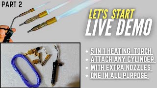 Best Lpg Heating And Soldering Torch without Oxygen [upl. by Tnahsarp]