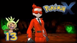 Pokémon X  Cap13 ¡La Cueva Brillante y el Team Flare [upl. by Biddie]