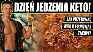 Dzień jedzenia KETO na WIGILII FIRMOWEJ Full Day of Eating  zakupy keto i trening [upl. by Horbal]