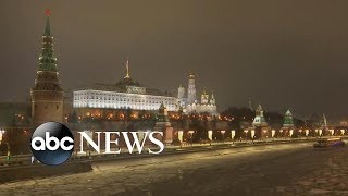 Russia lights up the night for the New Year [upl. by Zinnes]