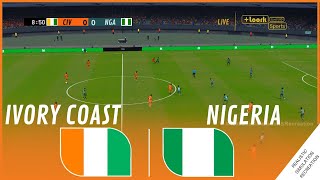 CÔTE DIVOIRE  NIGERIA  Finale Coupe dAfrique des Nations 2023  Simulation de jeu vidéo [upl. by Notnilk]