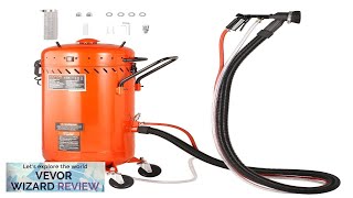 VEVOR 28 Gallon Vacuum Sand Blaster Dustless Sandblaster with Builtin 1200W Vacuum Review [upl. by Lierbag658]