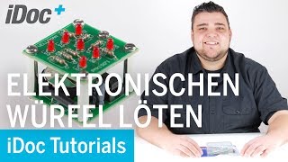 Elektronischen Würfel löten – Tutorial Anleitung Velleman MK150 [upl. by Ehr664]