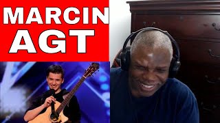 Reaction to Marcin Patrzalek Polish Guitarist MURDERS His Guitar WOW Americas Got Talent 2019 [upl. by Jacintha]