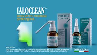 Ialoclean spray nazal  spray pentru mucoasa orofaringiana [upl. by Wilkison]