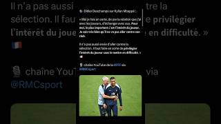 React au propos de Deschamps sur Mbappe mbappe deschamps france football react reaction [upl. by Soneson]