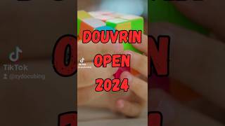 Douvrin Open 2024 speedcubing rubikscube rubiks rubik competition shorts [upl. by Heppman]