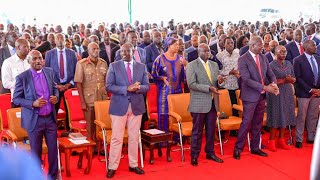 LIVE PRESIDENT RUTO WITH AZIMIO LEADERS IN TAITA TAVETA ATTENDING CHURCH SERVICE [upl. by Adnawal533]