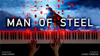 Man Of Steel  Flight Piano Version [upl. by Airotnahs724]