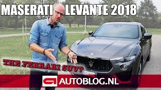 Maserati Levante GranSport 2018 rijtest [upl. by Outlaw327]