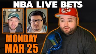 NBA Bets Live Monday March 25th  Kyle Kirms Picks amp Predictions  The Sauce Network [upl. by Higbee]