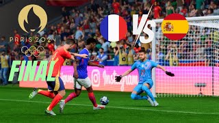 Olympic 2024 Gold Medal Match  Spain vs France  Mens Football Final [upl. by Avad]