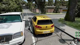 Golf Mk6 BeamNG drive [upl. by Etteuqal556]