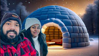 പാർട്ട് 2 ഫിൻലാന്റിൽ ഞങ്ങളുടെ igloo House🧊🏠  We built an igloo house in Finlandigloo [upl. by Braswell]