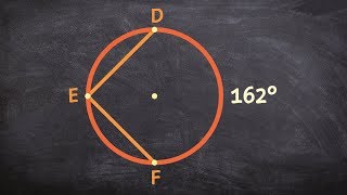 How to find the measure of an angle using inscribed angles [upl. by Adnohsad]