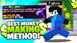 THE BEST EARLY GAME MONEY MAKING METHOD  Minecraft OP Skyblock  FadeCloud 2 [upl. by Asyral925]