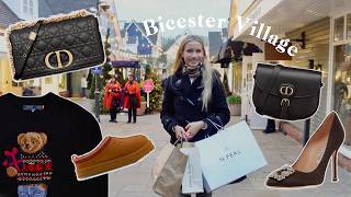 BICESTER VILLAGE  WORLDS BEST OUTLET Dior Manolo Blahnik UGG Bottega Veneta Burberry [upl. by Uta934]