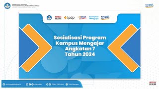 Sosialisasi Program Kampus Mengajar Angkatan 7 Tahun 2023 LLDikti Wilayah VIII [upl. by Moshell590]